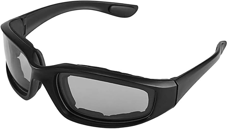 保護メガネ 自転車の防護眼鏡 防衝撃 防塵（青い鏡の脚+透明なフレーム） Amazon | [Cteybu] 保護メガネ 保護めがね 自転車の防護眼鏡